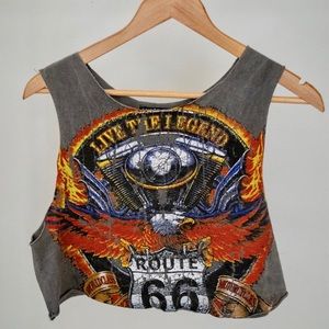 UO - Prince Peter Route 66 Crop Tank